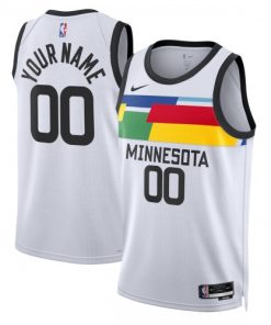 Minnesota Timberwolves Nike Unisex Swingman Custom Jersey - Hardwood Classics - White
