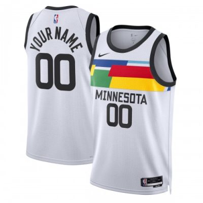 Minnesota Timberwolves Nike Unisex Swingman Custom Jersey - Hardwood Classics - White