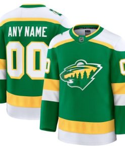 Minnesota Wild Alternate Premium Custom Jersey - Green