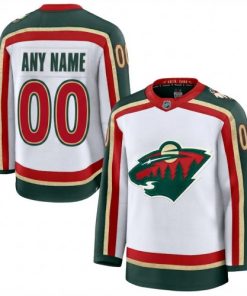 Minnesota Wild White 25th Anniversary Premium Custom Jersey
