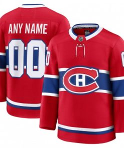 Montreal Canadiens Home Premium Custom Jersey - Red