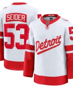 Moritz Seider Detroit Red Wings 2025 NHL Stadium Series Premium Jersey - White