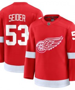 Moritz Seider Detroit Red Wings Home Premium Jersey - Red