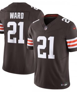 Denzel Ward #21 Cleveland Browns Nike Vapor F.U.S.E. Limited Jersey - Brown