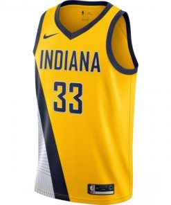 Myles Turner Indiana Pacers Nike Finished Swingman Jersey Gold - Statement Edition