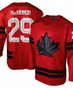 Nathan MacKinnon Hockey Bauer Canada 2026 Olympics Replica Jersey - Red