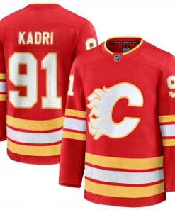 Nazem Kadri Men's Calgary Flames Red Home Premium Jersey