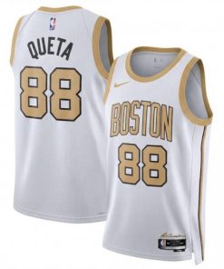 Neemias Queta Boston Celtics Nike Unisex 2025/26 White Swingman Jersey - Hardwood Classics