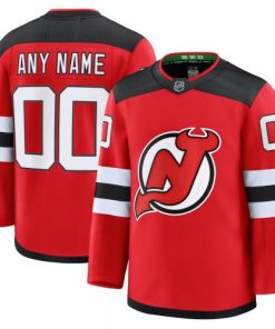 New Jersey Devils Home Premium Custom Jersey - Red