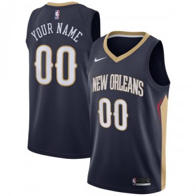 New Orleans Pelicans Nike Swingman Custom Jersey - Navy