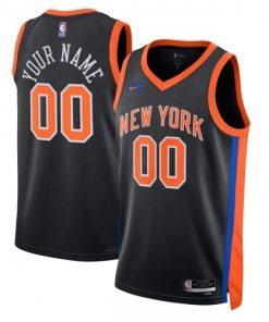 New York Knicks Nike Unisex Swingman Custom Jersey - Hardwood Classics - Black