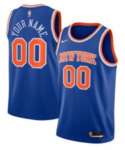 New York Knicks Nike Youth Swingman Custom Jersey Blue