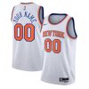 New York Knicks Nike Youth Swingman Custom Jersey White - Association Edition