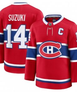 Nick Suzuki Montreal Canadiens Home Premium Jersey - Red