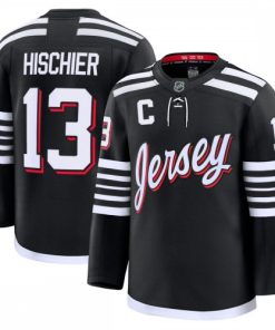 Nico Hischier New Jersey Devils Alternate Premium Jersey - Black
