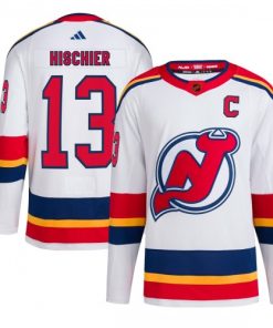 Nico Hischier New Jersey Devils adidas Reverse Retro 2.0 Authentic Player Jersey - White