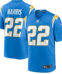 Nike Vapor Stitched Najee Harris Chargers Jersey - Powder Blue NFL Game Day