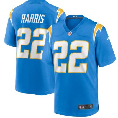 Nike Vapor Stitched Najee Harris Chargers Jersey - Powder Blue NFL Game Day