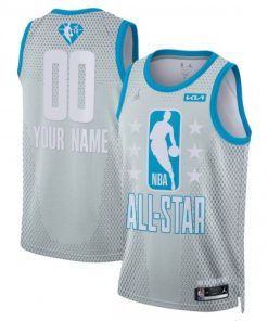 Nike 2022 NBA All-Star Game Swingman Custom Jersey - Gray