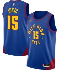 Nikola Jokic Denver Nuggets Jordan Brand Statement Edition Swingman Jersey - Blue