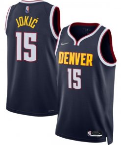 Nikola Jokic Denver Nuggets Nike Diamond Swingman Jersey  - Navy