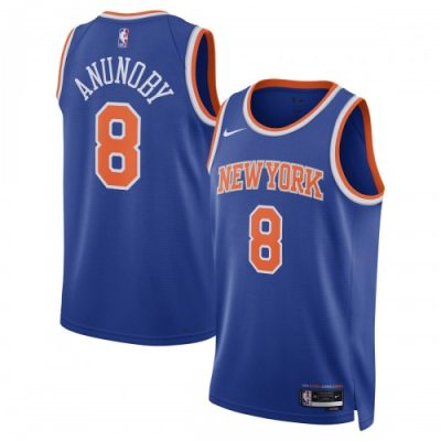 OG Anunoby New York Knicks Nike Unisex Swingman Jersey - Blue