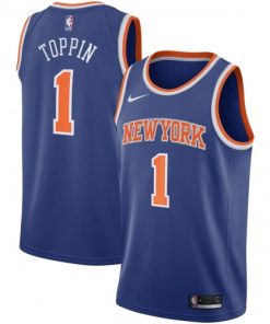 Obi Toppin New York Knicks Nike 2020 NBA Draft First Round Pick Swingman Jersey Royal