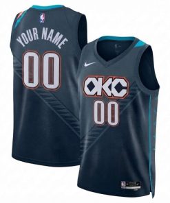 Oklahoma City Thunder Nike Unisex 2025/26 Hardwood Classics Swingman Custom Jersey