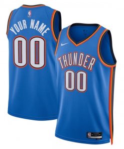 Oklahoma City Thunder Nike Unisex Swingman Custom Jersey Blue