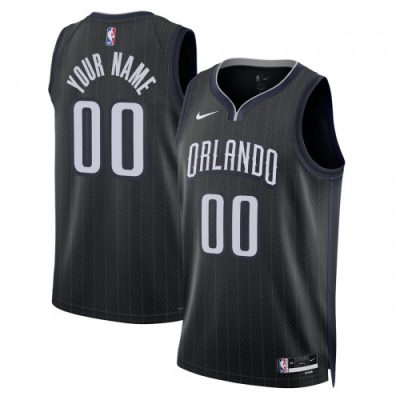 Orlando Magic Nike Unisex Swingman Custom Jersey - Hardwood Classics - Black