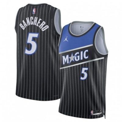 Paolo Banchero Orlando Magic Jordan Brand Unisex Black Swingman Jersey - Statement Edition
