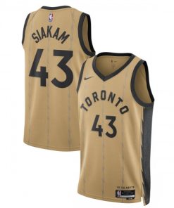 Pascal Siakam Toronto Raptors Nike Unisex Swingman Jersey - Gold - Hardwood Classics