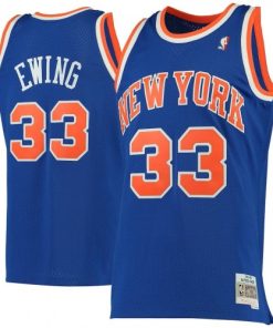 Patrick Ewing New York Knicks 1991/92 Hardwood Classics Swingman Jersey - Blue
