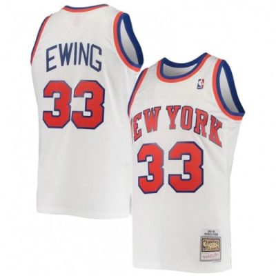Patrick Ewing New York Knicks White 1985-86 Hardwood Classics Swingman Jersey