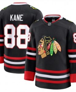 Patrick Kane Men's Chicago Blackhawks Black Alternate Premium Jersey