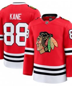 Patrick Kane Men's Chicago Blackhawks Red Home Premium Jersey