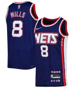 Patty Mills Brooklyn Nets Nike Moments Mixtape Swingman Jersey - Navy
