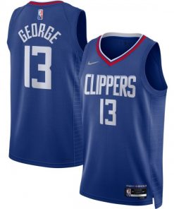 Paul George LA Clippers Nike Diamond Swingman Jersey  - Royal