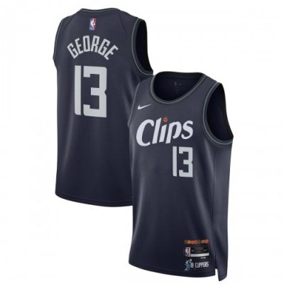 Paul George LA Clippers Nike Unisex Swingman Jersey - Navy - Hardwood Classics