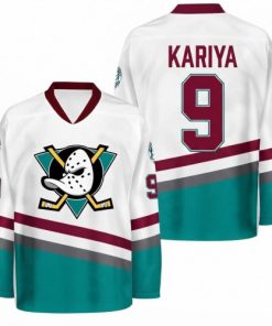 Paul Kariya Men's Anaheim Ducks 1996/97 Retro White Jersey