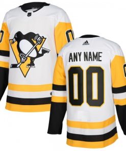 Pittsburgh Penguins adidas Authentic Custom Jersey - White