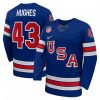Quinn Hughes USA Hockey Olympic Nike 2026 Royal Home Replica Jersey
