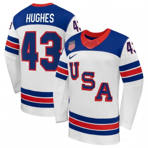 Quinn20Hughes20USA20Hockey20Olympic20Nike20202620White20Away20Replica20Jersey.jpg