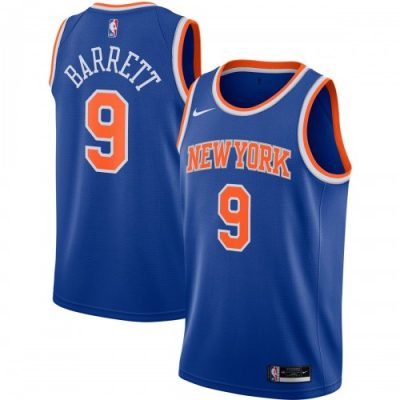 RJ Barrett New York Knicks Nike Swingman Jersey - Blue