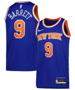 RJ Barrett New York Knicks Nike Unisex Swingman Jersey  - Blue