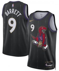 RJ Barrett Toronto Raptors Nike Unisex Swingman Player Jersey - Hardwood Classics - Black