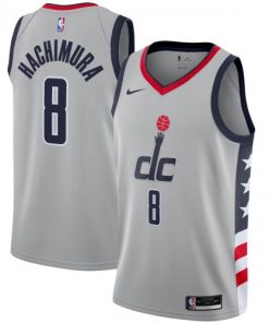 Rui Hachimura Washington Wizards Nike Swingman Player Jersey Gray - Hardwood Classics