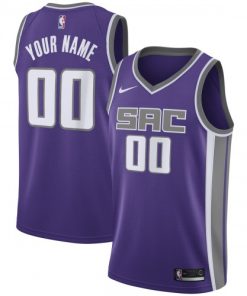 Sacramento Kings Nike Swingman Custom Jersey Purple