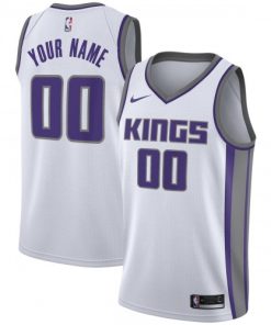 Sacramento Kings Nike Swingman Custom Jersey White - Association Edition