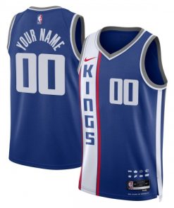 Sacramento Kings Nike Unisex Custom Swingman Jersey - Blue - Hardwood Classics